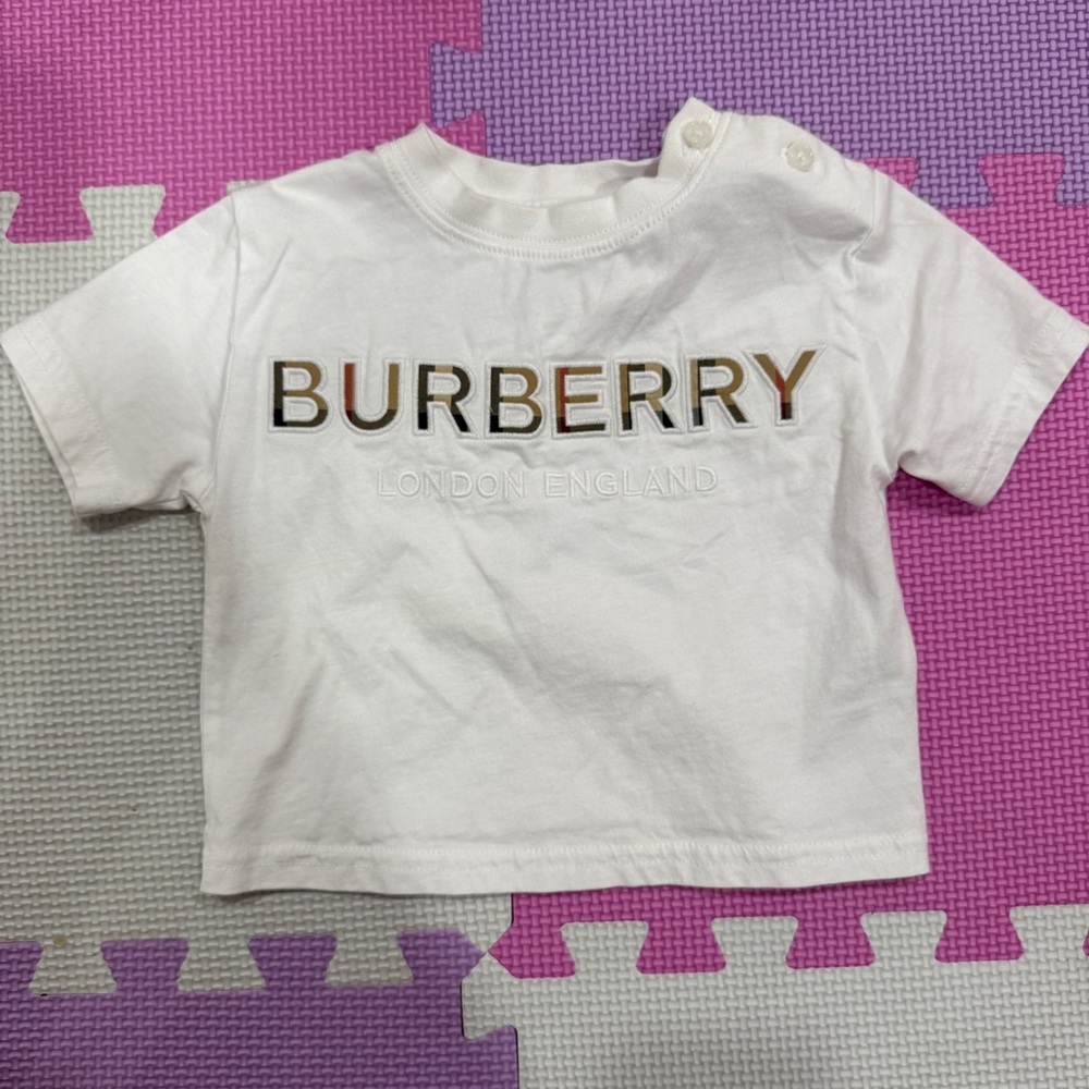 Burberry White Kids T-Shirt
